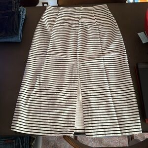 Alice and Olivia lined striped skirt